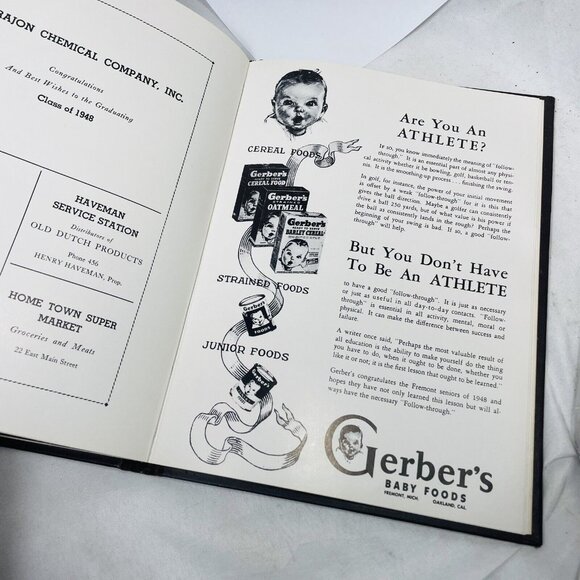1948 Fremont High School Annual Yearbook Michigan MI Mogul Vintage - Picture 8 of 10